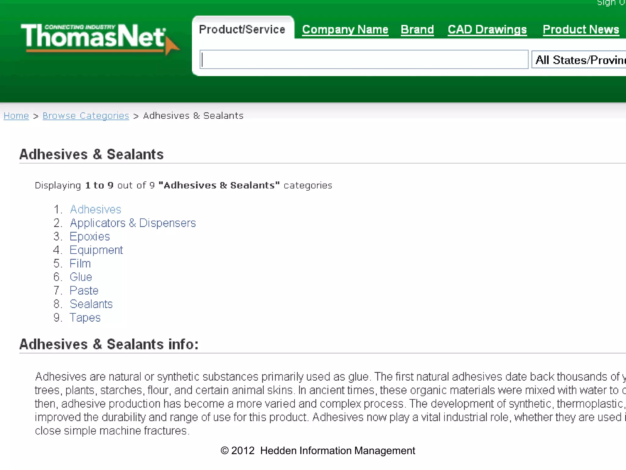 © 2012 Hedden Information Management
 