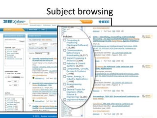 Subject browsing




© 2012. Access Innovations, Inc. All Rights Reserved.
  2011.
 