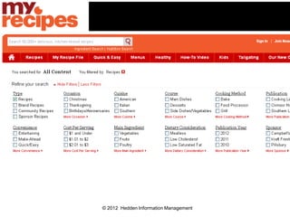 My Recipes




© 2012 Hedden Information Management
 