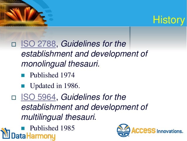 Taxonomy Interoperability Standards