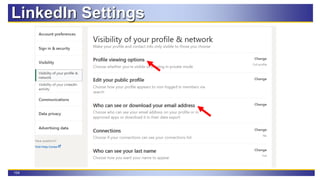 104
LinkedIn Settings
 