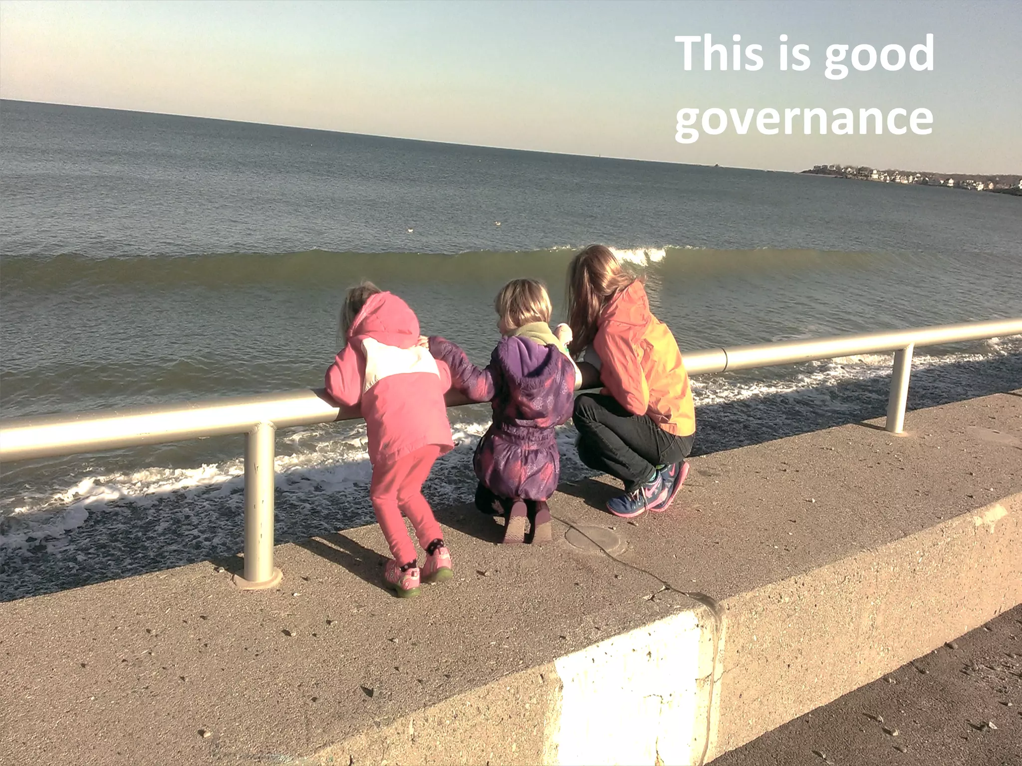 This	
  is	
  good	
  
governance	
  
 