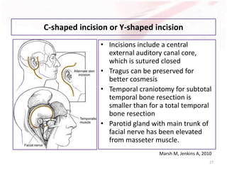 Y Incision Example Temporal Bone Carcinoma | PPTX