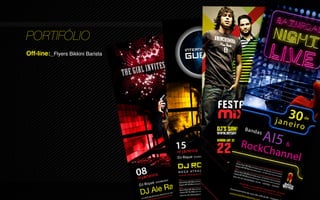 PORTIFÓLIO
Off-line:_Flyers Bikkini Barista
 