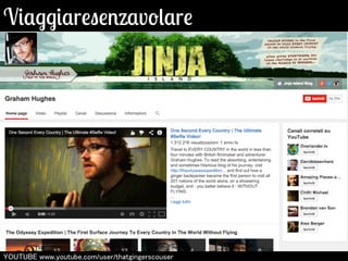 Viaggiaresenzavolare 
㼅㻻㼁㼀㼁㻮㻱 㼣㼣㼣.㼥㼛㼡㼠㼡㼎㼑.㼏㼛㼙/㼡㼟㼑㼞/㼠㼔㼍㼠㼓㼕㼚㼓㼑㼞㼟㼏㼛㼡㼟㼑㼞 
 