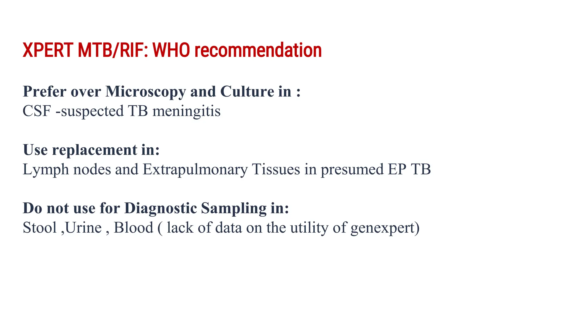 Laboratory diagnosis of Tuberculosis (Pulmonary and extra pulmonary ...