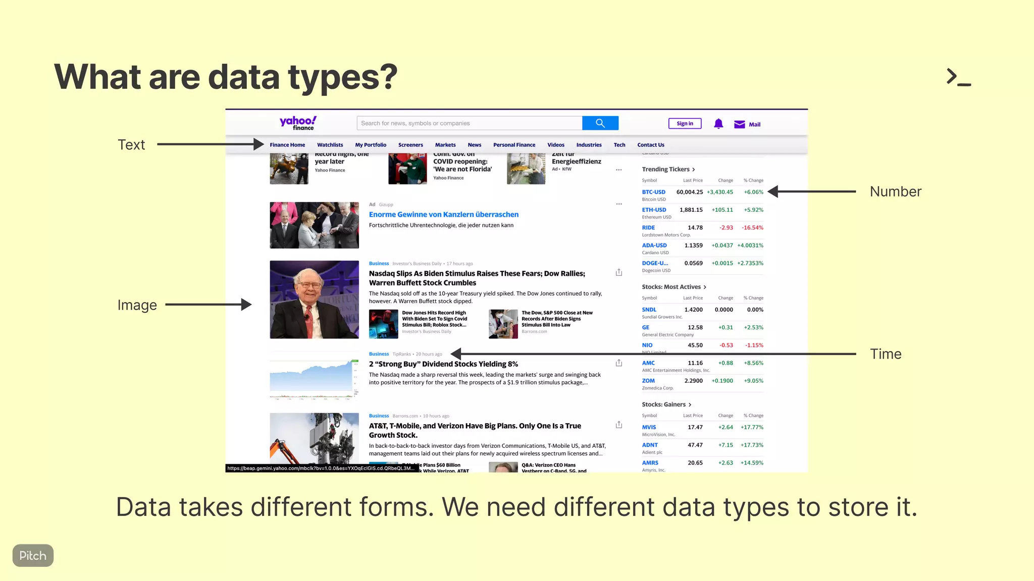 Data types | PDF