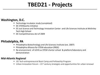 Success is dependent upon IP portfolios, tech-transfer  and local/regional entrepreneurship