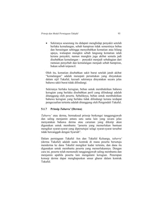 Tbe Part A Dan C Takaful Exam Notes For Agents