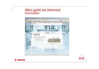 Alles geht ins Internet
Information
 