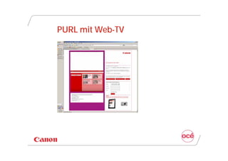 PURL mit Web-TV
 