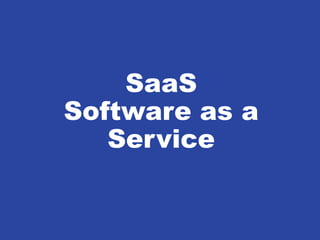 SaaS
Software as a
   Service




                                             ©2003 Genesys Telecommunications Laboratories, Inc.
   Toga Soluciones Integrales Confidential
 