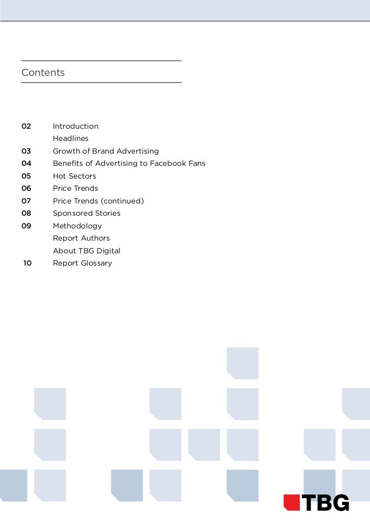 Evolutions of ad spend on Facebook Q2 2011