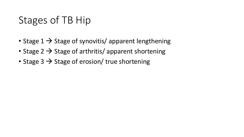 TUBERCULOSIS OF HIP JOINT