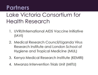 Tuberculosis/HIV Mobility Study: Objectives and Background