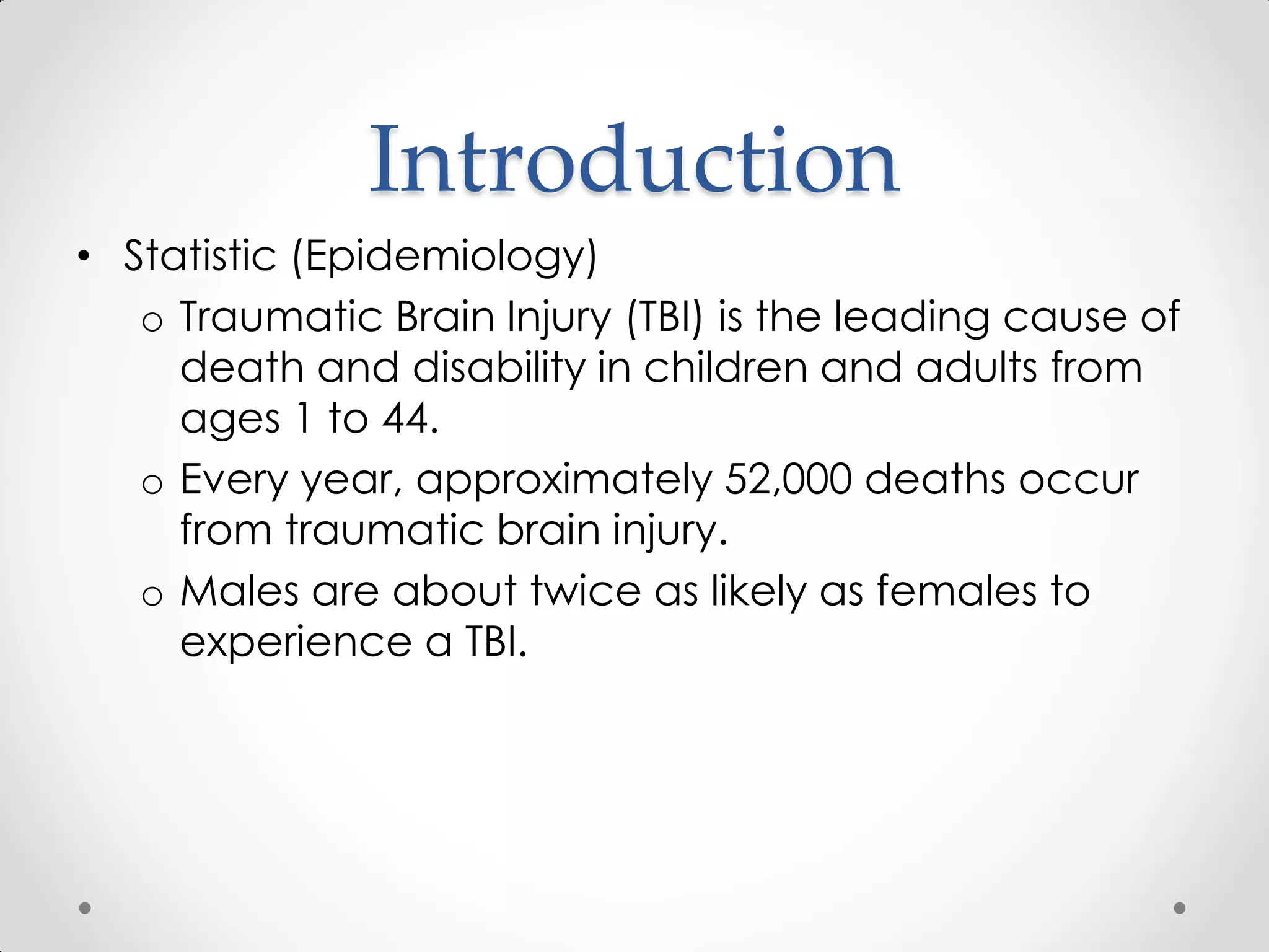 Traumatic brain injury | PDF