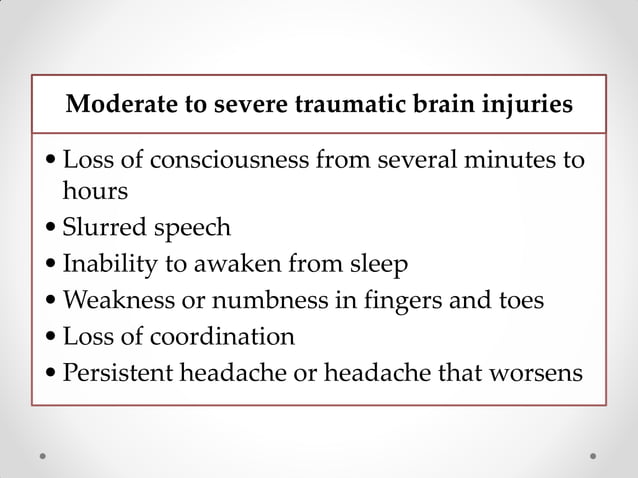 Traumatic brain injury | PPT