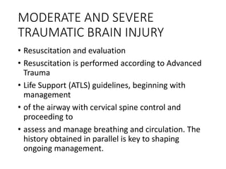 TBI definion and their types well explained | PPT