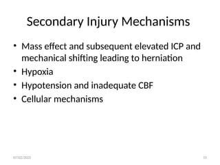 Subsequent Injury Traumatic Brain injury and head injury . | PPTX