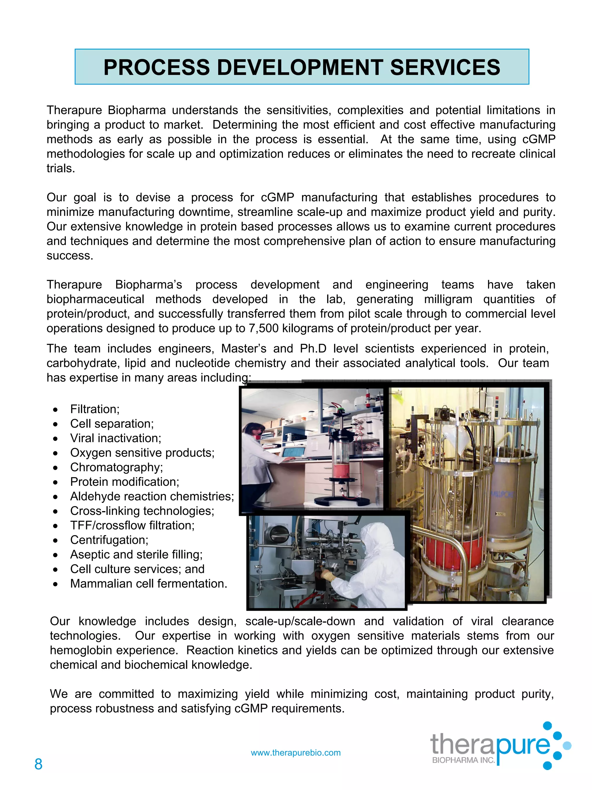 Tbi Bioprocessing Services Sept 25.08