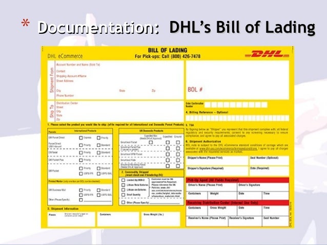 international bill of lading template