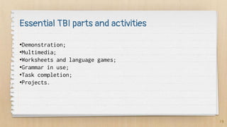 TBI and 21st century skills conference | PPT