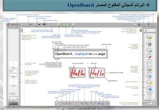 ‫واالتصاالت‬ ‫المعلومات‬ ‫لتكنولوجيا‬ ‫اإلقليمية‬ ‫المنسقية‬–‫جيني‬–‫سال‬S.B
‫المصدر‬ ‫المفتوح‬ ‫المجاني‬ ‫البرنام‬OpenBoard
 