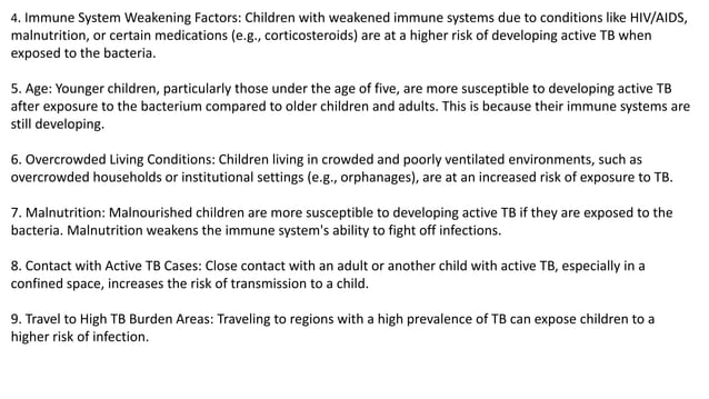 TB in children.pptx | Lung and Respiratory Health | Diseases and Conditions