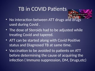 TB in Special situations and management | PPTX