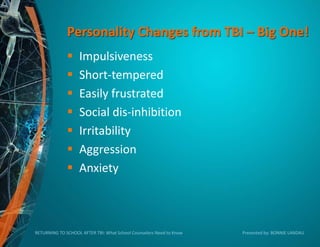 Returning to School After Traumatic Brain Injury (TBI) | PPTX
