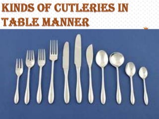 Table Manner of England