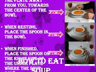 Table Manner of England