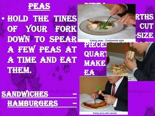 Table Manner of England