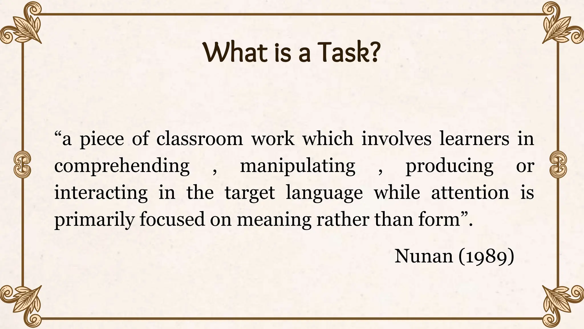 Task- Based Language Teaching (TBLT) .pptx | Homework and Study | Education