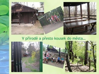 V přírodě a přesto kousek do města…
 