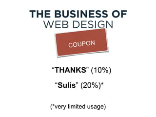 (*very limited usage)
“THANKS” (10%)
“Sulis” (20%)*
 