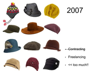 2007
• Contracting
• Freelancing
• << too much!!
 