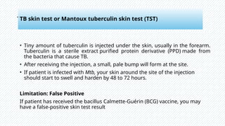 Ppd Amount Injected TB PPT which is more or less on basics and explains the TB in some ...