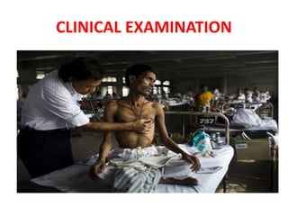 CLINICAL EXAMINATION
 