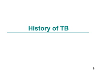 6 
History of TB 
 