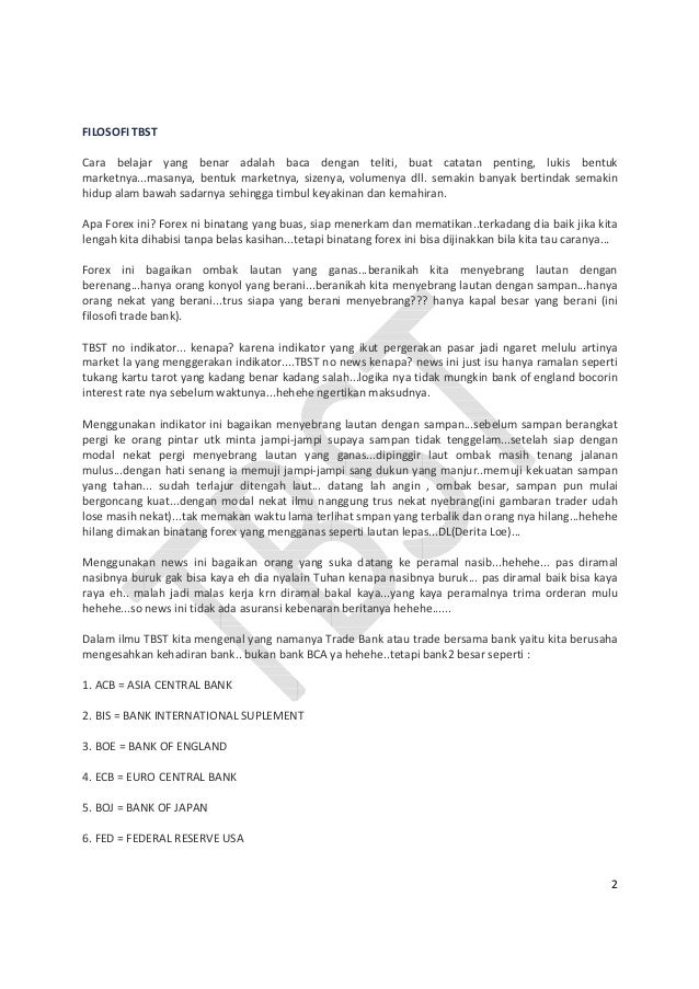 Tbst forex system