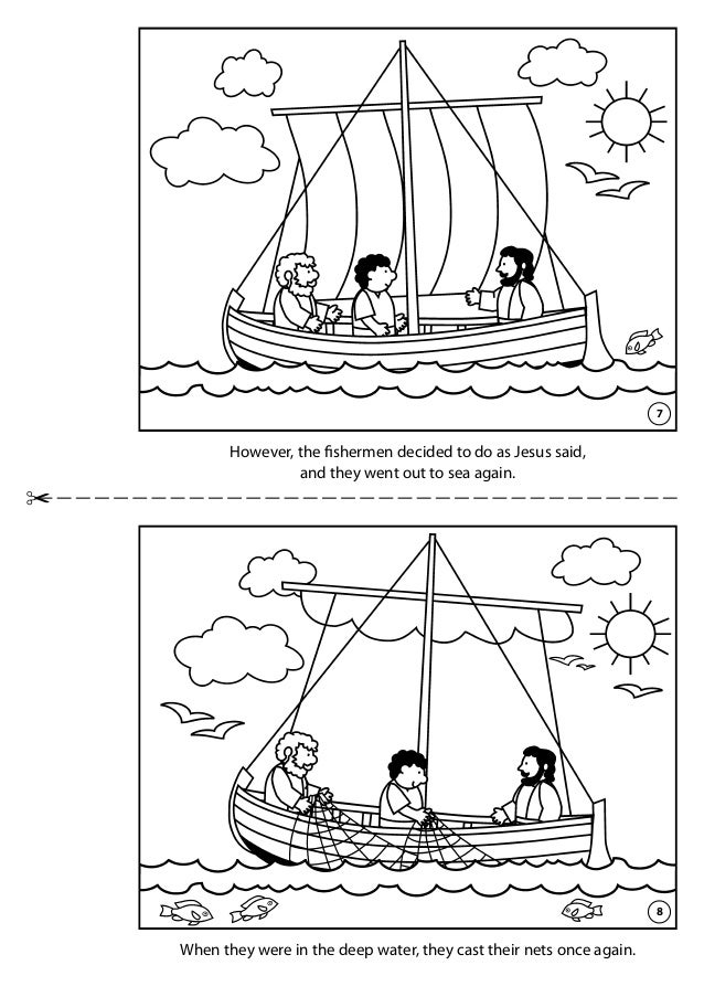Coloring Book and Flannelgraph: Fish! And More Fish!