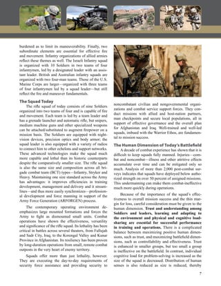 The US Army Squad: Foundation of the Decisive Force | PDF