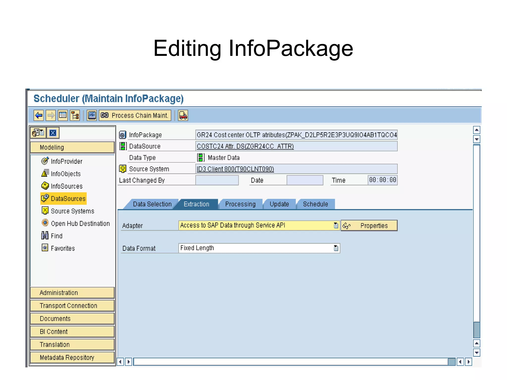 Loading attributes from SAP source system | PPT