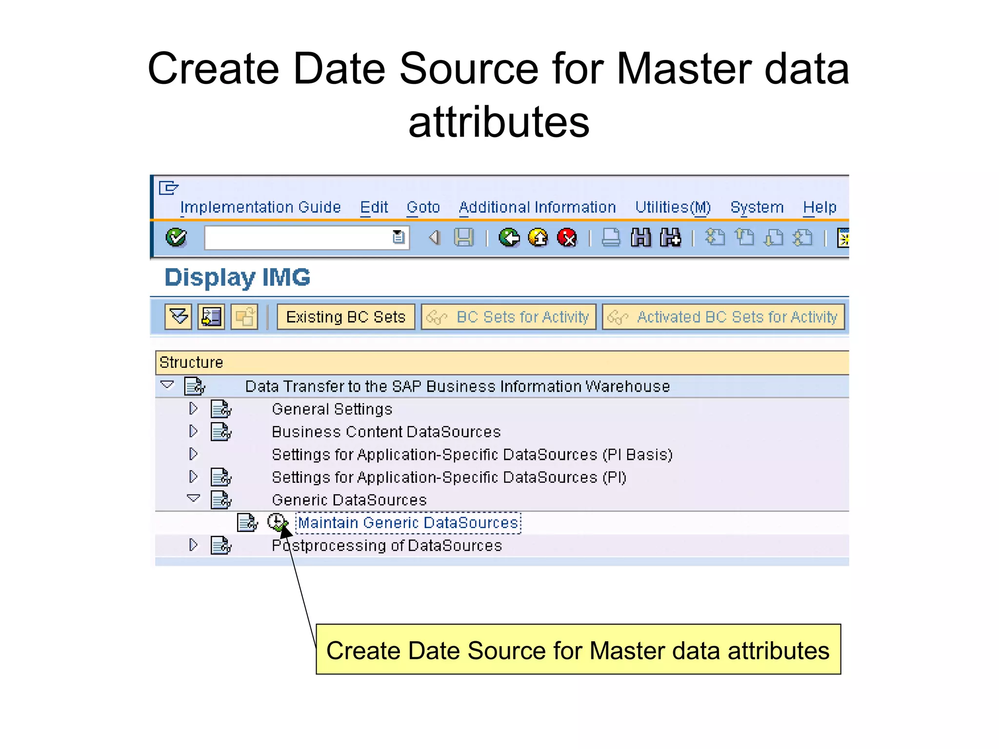 Loading attributes from SAP source system | PPT | Free Download