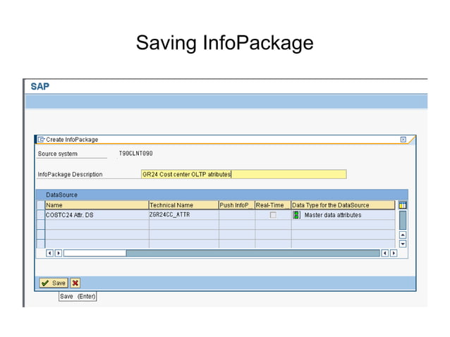 Loading attributes from SAP source system | PPT
