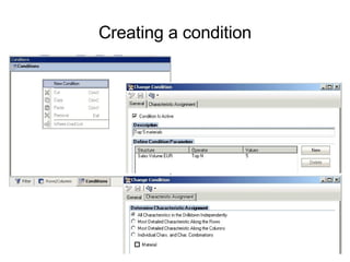 Creating a condition 