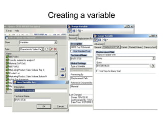 Creating a variable 
