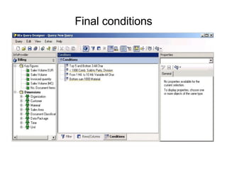 Final conditions 