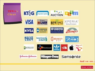 TBWA ’s Client And so on…. 